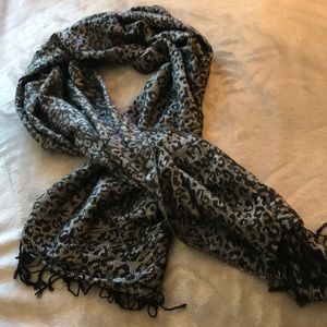 Black & Gray printed scarf